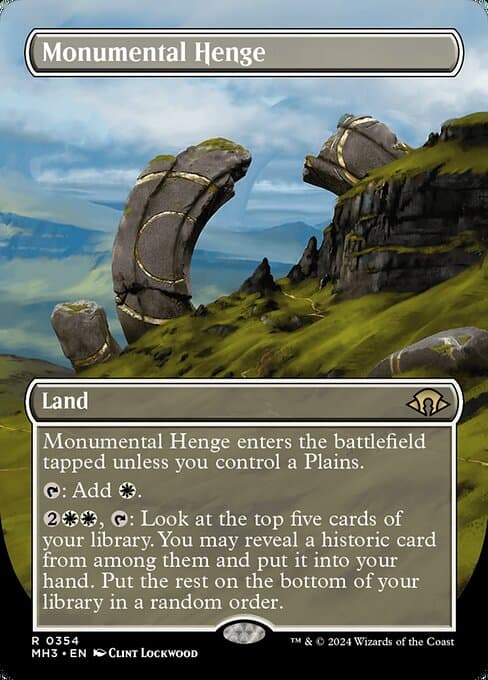 Monumental Henge from Modern Horizons 3 (Rare)