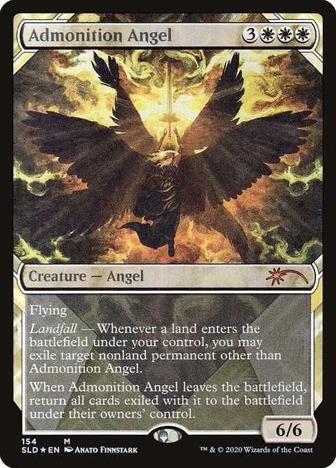 Admonition Angel from Secret Lair Drop (Mythic)