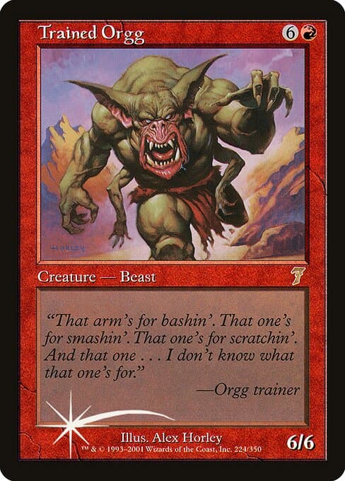 Trained Orgg from Seventh Edition (Rare)