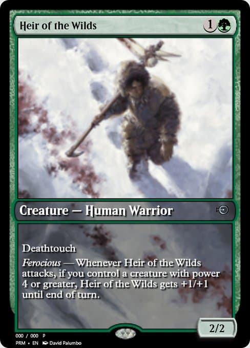 Heir of the Wilds from Magic Online Promos (Uncommon)