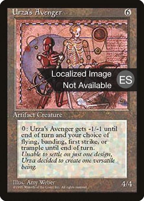 Urza's Avenger from Fourth Edition Foreign Black Border (Rare)