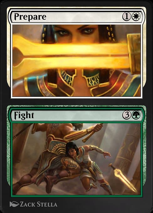 Prepare // Fight from Amonkhet Remastered (Rare)