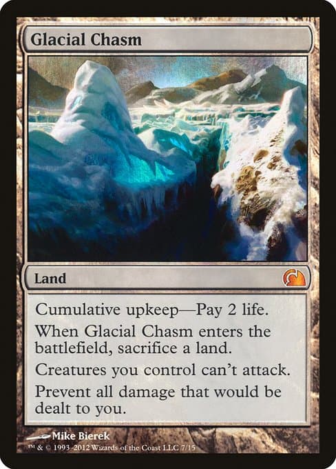 Glacial Chasm from From the Vault: Realms (Mythic)