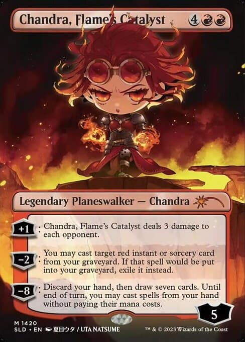 Chandra, Flame's Catalyst from Secret Lair Drop (Mythic)