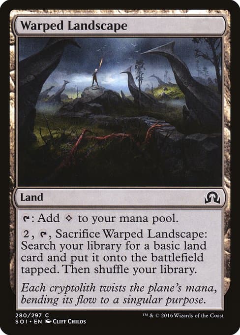 Warped Landscape from Shadows over Innistrad (Common)