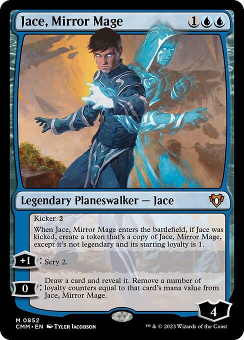 Jace, Mirror Mage from Commander Masters (Mythic)