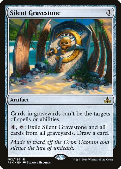 Silent Gravestone from Rivals of Ixalan (Rare)
