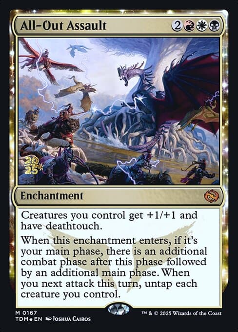 All-Out Assault from Tarkir: Dragonstorm Promos (Mythic)