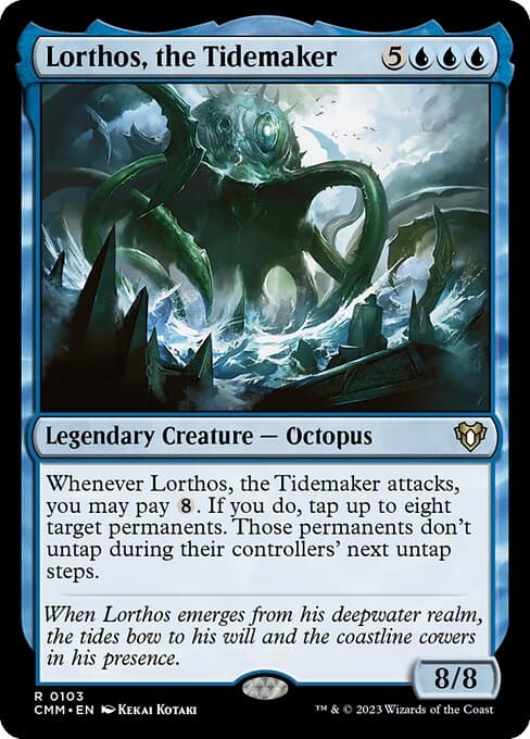 Lorthos, the Tidemaker from Commander Masters (Rare)