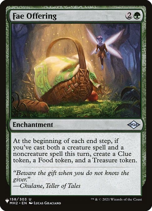 Fae Offering from The List (Uncommon)