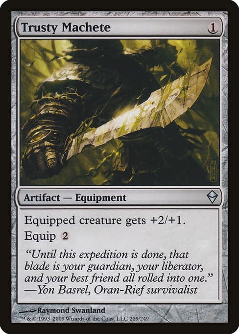 Trusty Machete from Zendikar (Uncommon)