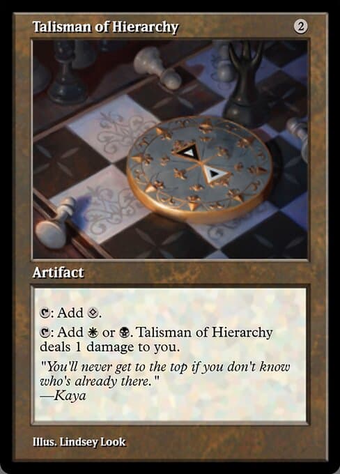 Talisman of Hierarchy from Magic Online Promos (Rare)