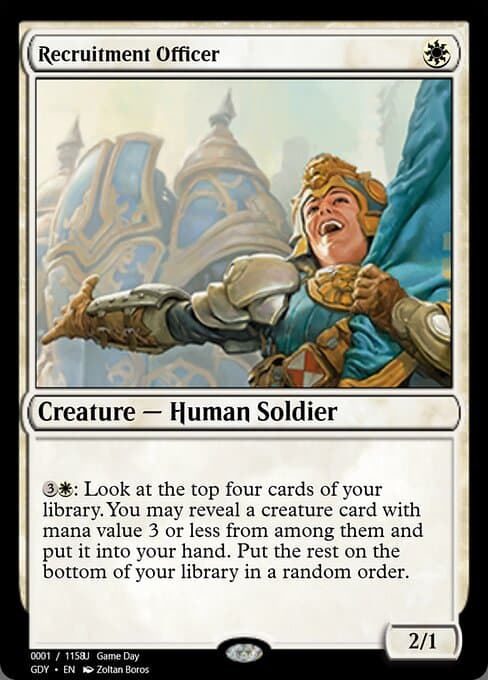 Recruitment Officer from Magic Online Promos (Uncommon)
