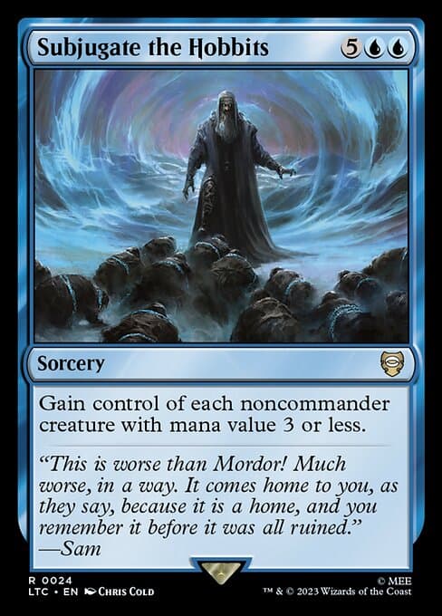 Subjugate the Hobbits from Tales of Middle-earth Commander (Rare)