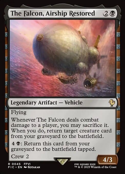 The Falcon, Airship Restored (Rare)