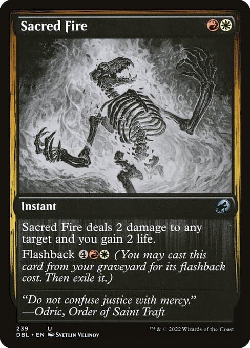 Sacred Fire from Innistrad: Double Feature (Uncommon)