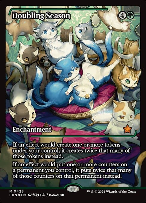 Doubling Season from Foundations (Mythic)