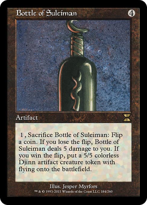 Bottle of Suleiman from Masters Edition IV (Rare)