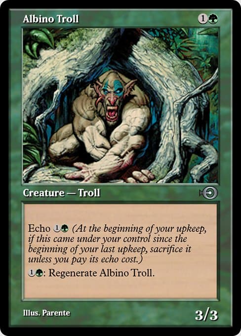 Albino Troll from Magic Online Promos (Uncommon)