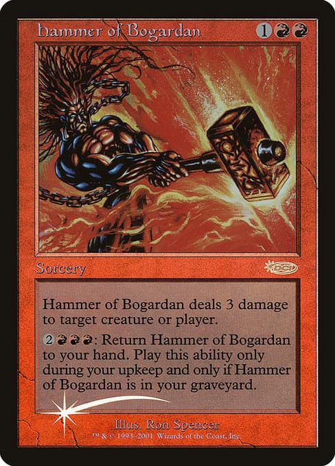 Hammer of Bogardan from Judge Gift Cards 2002 (Rare)