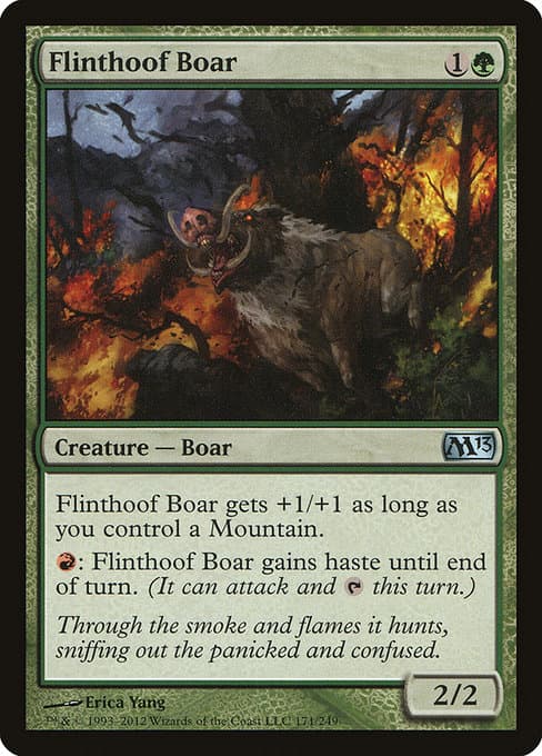 Flinthoof Boar from Magic 2013 (Uncommon)