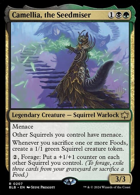 Camellia, the Seedmiser from Bloomburrow Promos (Rare)