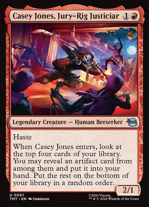 Casey Jones, Jury-Rig Justiciar (Uncommon)
