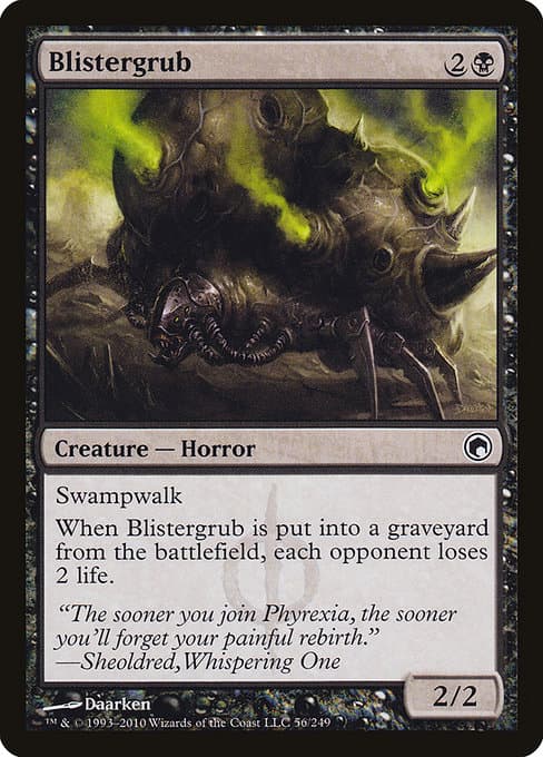 Blistergrub from Scars of Mirrodin (Common)