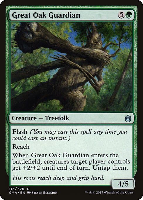 Great Oak Guardian from Commander Anthology (Uncommon)