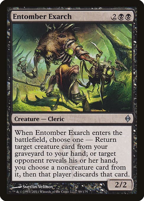 Entomber Exarch from New Phyrexia (Uncommon)