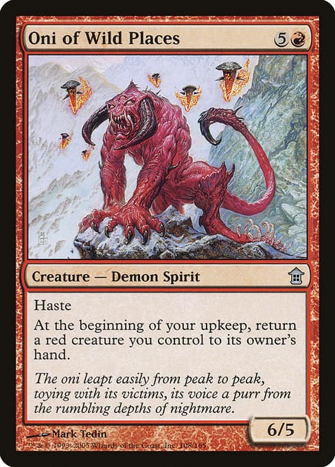 Oni of Wild Places from Saviors of Kamigawa (Uncommon)