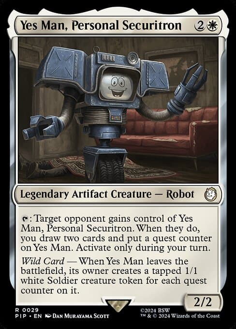 Yes Man, Personal Securitron from Fallout (Rare)