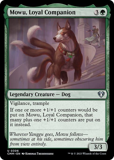 Mowu, Loyal Companion from Commander Masters (Uncommon)