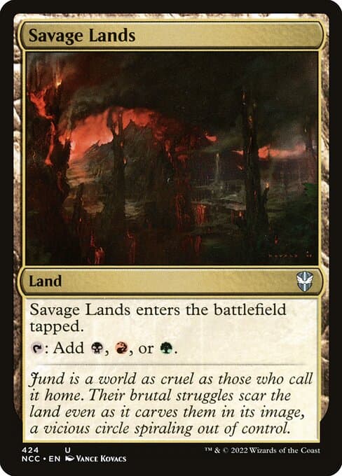 Savage Lands from New Capenna Commander (Uncommon)