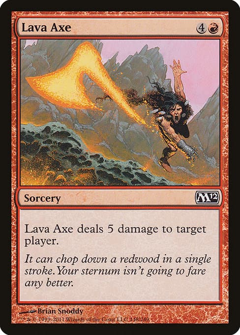 Lava Axe from Magic 2012 (Common)
