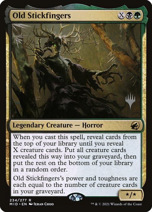 Old Stickfingers from Innistrad: Midnight Hunt Promos (Rare)