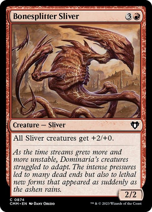 Bonesplitter Sliver from Commander Masters (Common)
