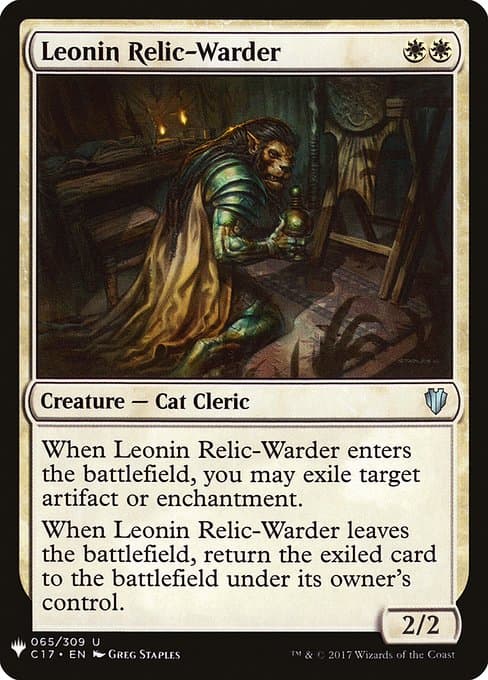 Leonin Relic-Warder from The List (Uncommon)