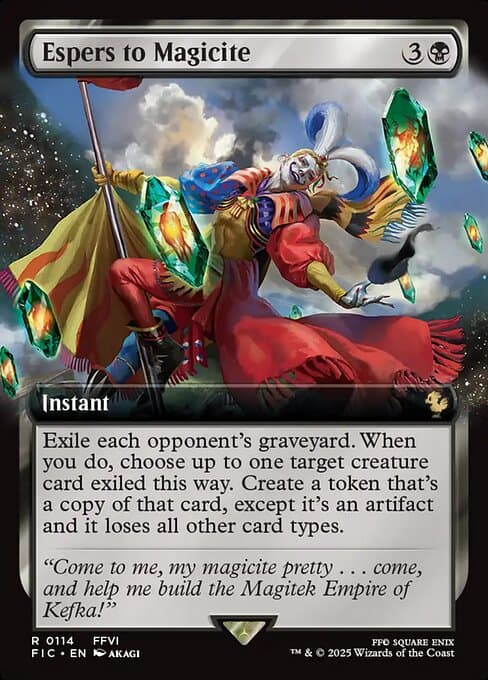 Espers to Magicite from Final Fantasy Commander (Rare)