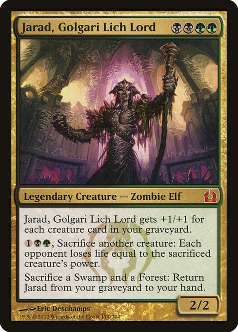 Jarad, Golgari Lich Lord from Return to Ravnica (Mythic)