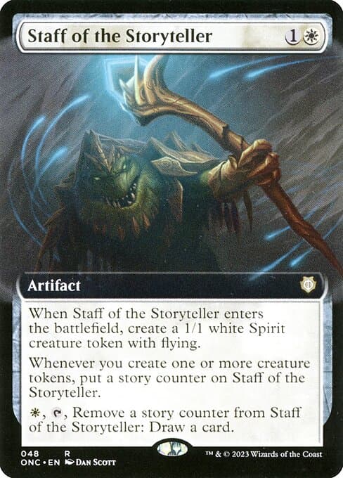 Staff of the Storyteller from Phyrexia: All Will Be One Commander (Rare)