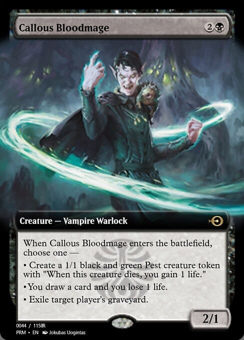 Callous Bloodmage from Magic Online Promos (Rare)