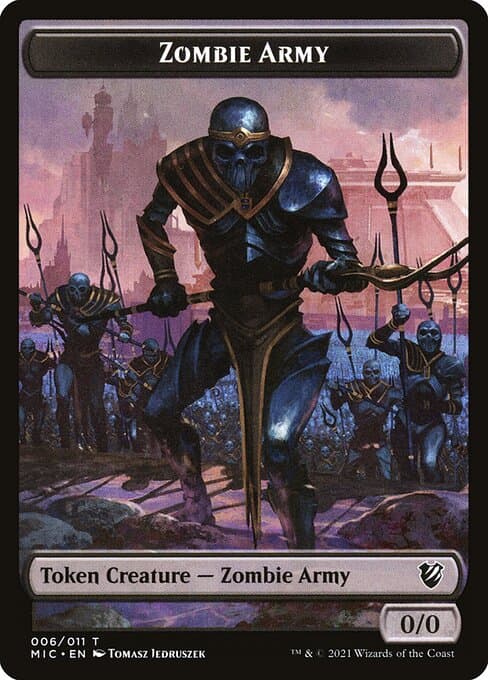 Zombie Army from Midnight Hunt Commander Tokens (Common)