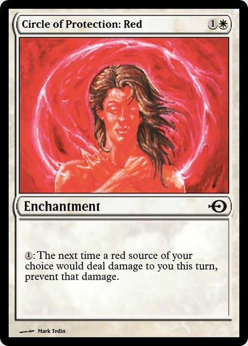 Circle of Protection: Red from Magic Online Promos (Common)