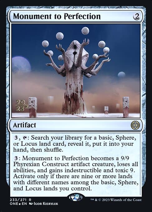 Monument to Perfection from Phyrexia: All Will Be One Promos (Rare)