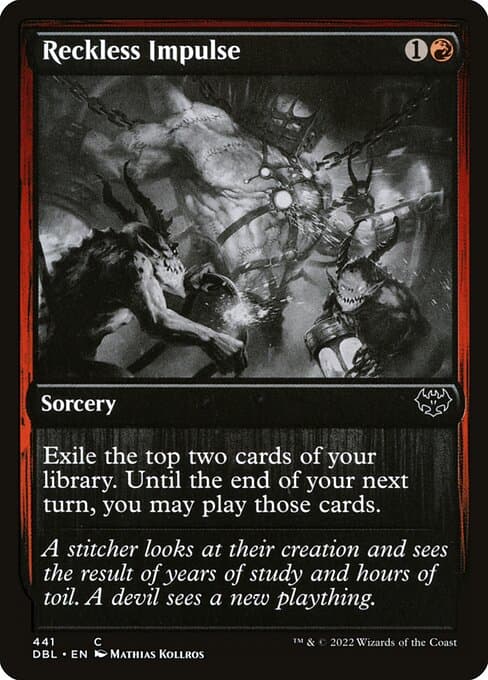 Reckless Impulse from Innistrad: Double Feature (Common)