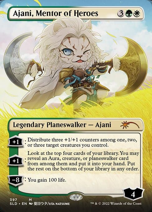 Ajani, Mentor of Heroes from Secret Lair Drop (Mythic)