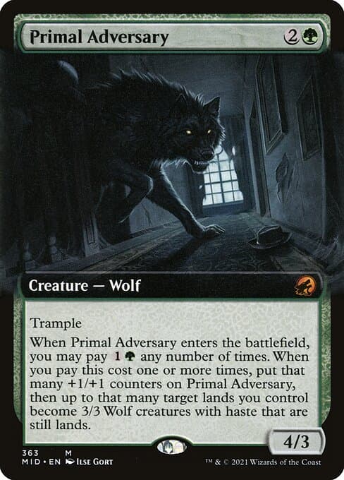 Primal Adversary from Innistrad: Midnight Hunt (Mythic)
