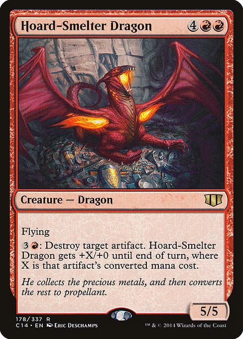 Hoard-Smelter Dragon from Commander 2014 (Rare)
