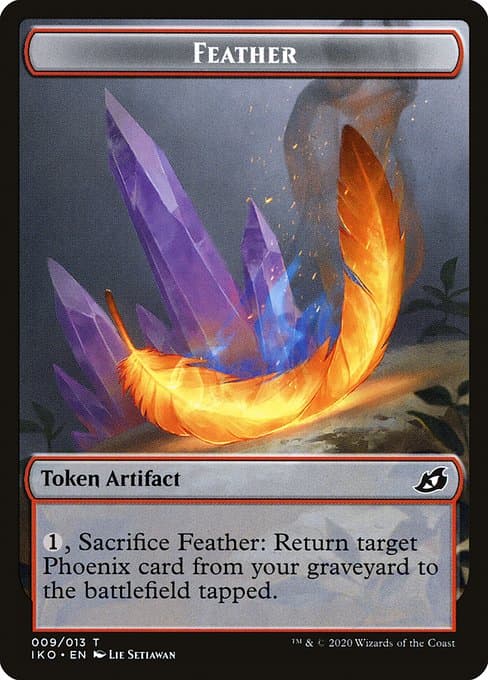 Feather from Ikoria: Lair of Behemoths Tokens (Common)